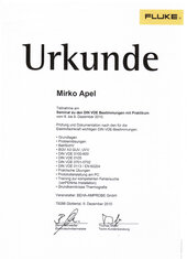 DIN VDE Bestimmungen mit Praktikum