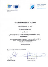 Umsatzsteuer bei Auslandsgeschäften und Montagen